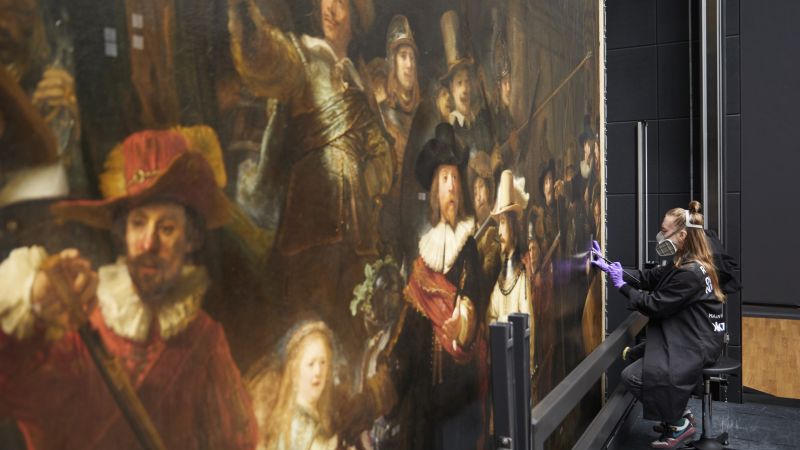 Rembrandts The Night Watch is being restored, and the public are invited to watch [Video]