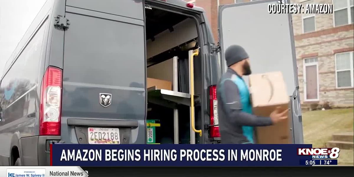 Amazon begins hiring process for new distribution center in Monroe [Video]