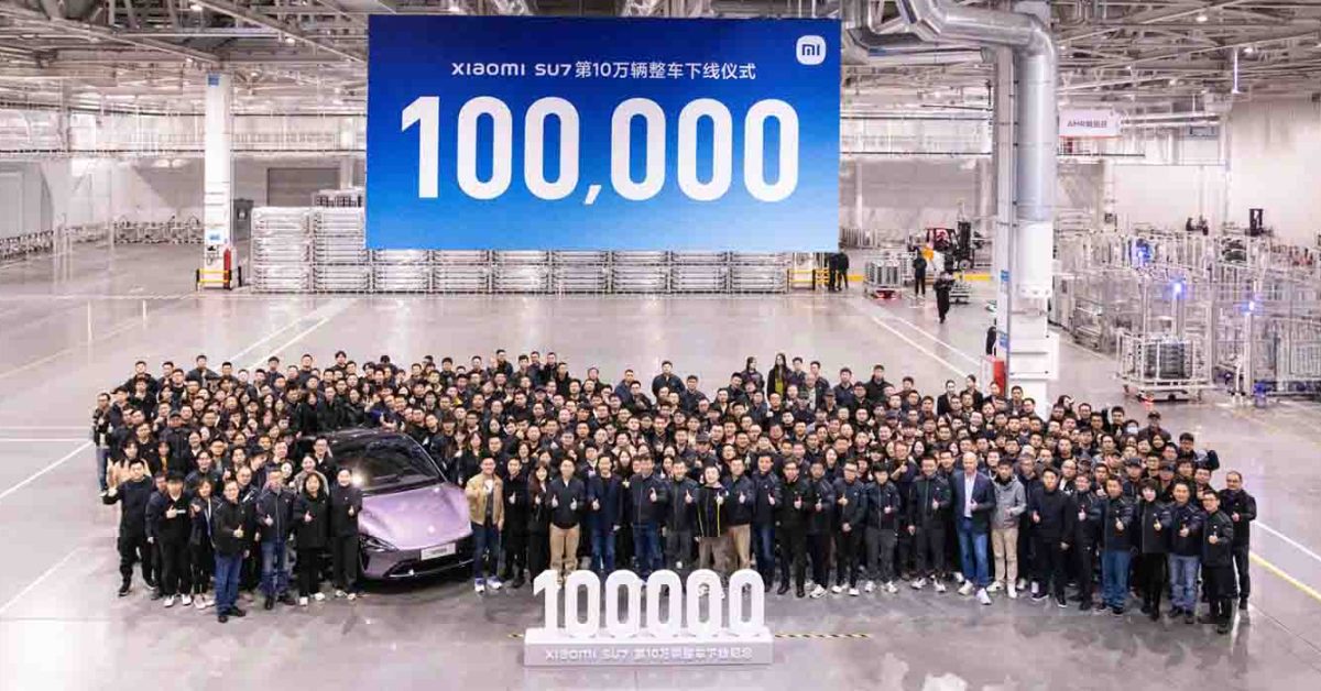 Xiaomi rolls 100K SU7s off its assembly line in a mere 230 days [Video]