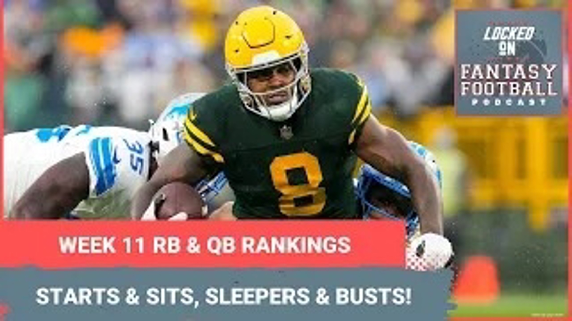 Fantasy football Week 11 RB and QB rankings: BEST starts for your lineups, sleepers, sits and busts [Video]