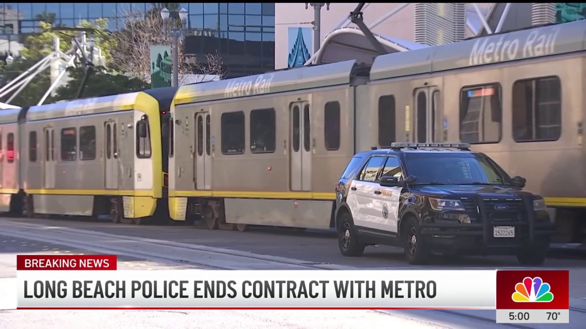 Long Beach police pulling officers from Metro trains, stations  NBC Los Angeles [Video]