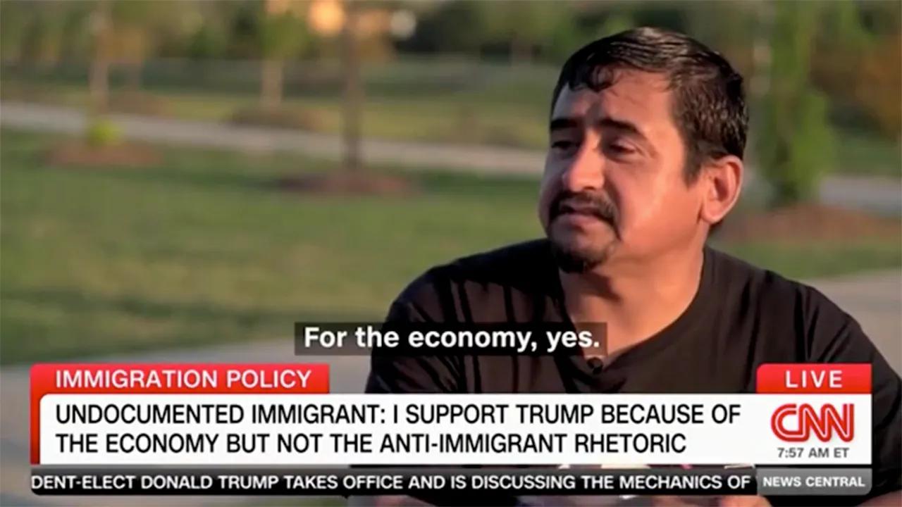 Undocumented immigrant tells CNN he supports Trump ‘for the economy’ [Video]