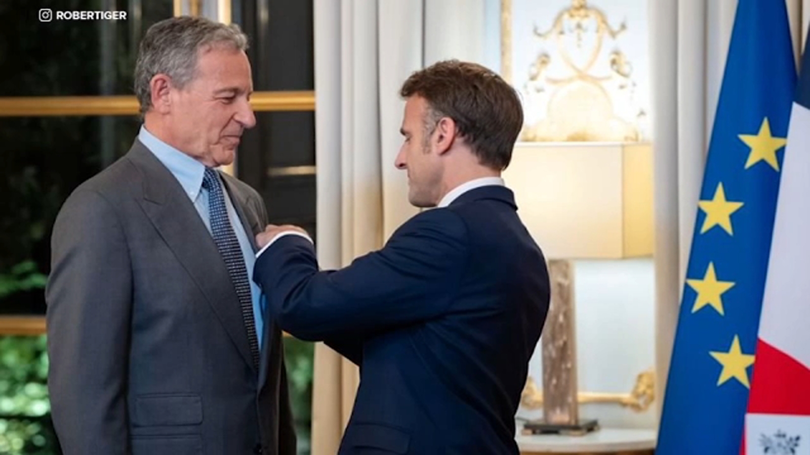 Disney CEO Bob Iger receives France’s Chevalier de la Lgion d’honneur, France’s highest civilian award [Video]