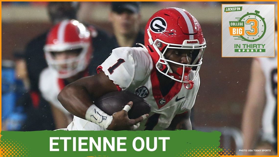 Georgia Loses Its Starting Running Back vs. Tennessee | The Big 3 in 30 College [Video]