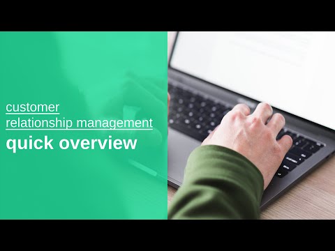 crm quick overview | learn customer relationship management crm basics [Video]