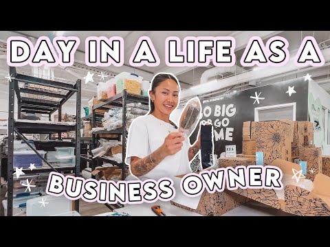 Day In A Life Small Business Owner 📦🪡🖤 Post launch day & ORDER MISTAKES 😱 [Video]