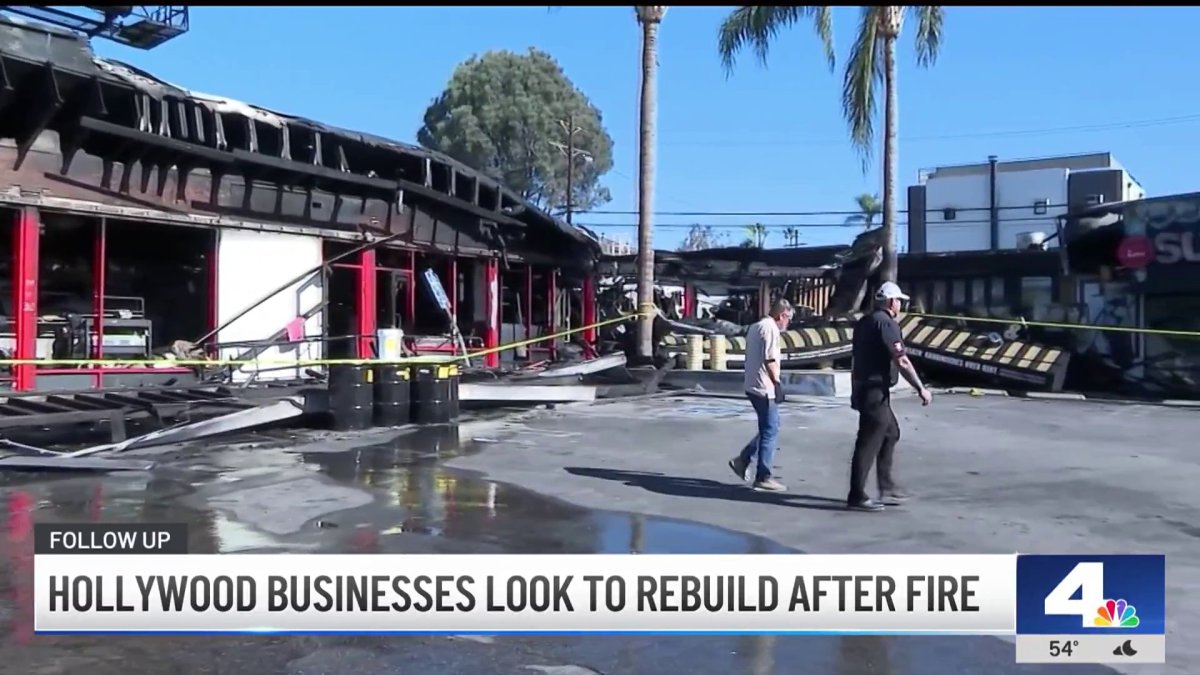 Hollywood businesses look to rebuild after destructive fire  NBC Los Angeles [Video]