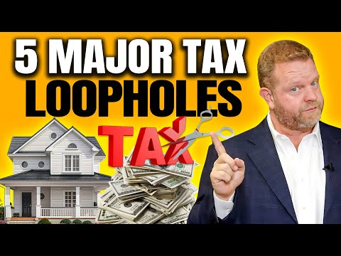 5 BIGGEST Tax Loopholes For Real Estate Investors [Video]