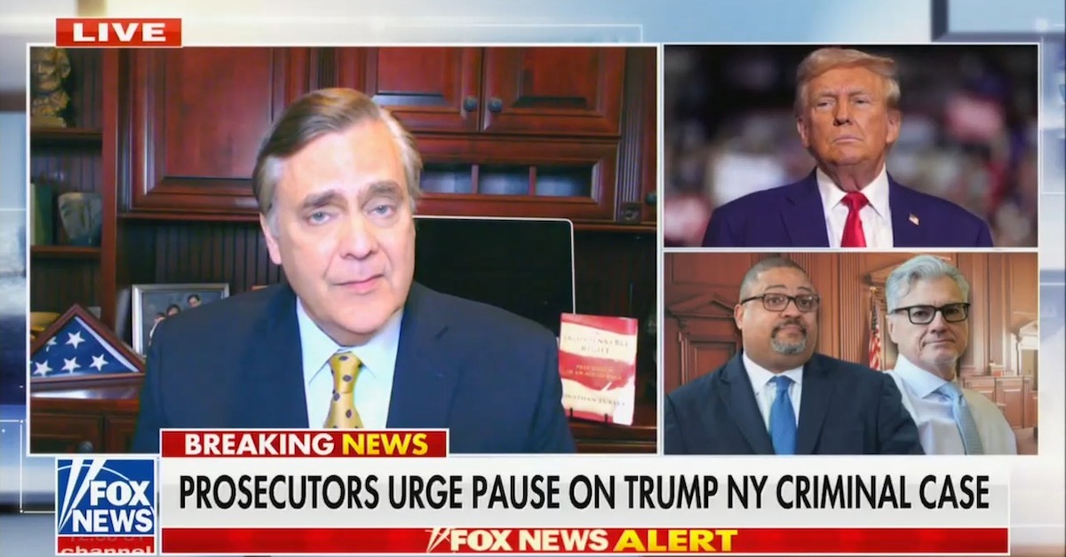 Jonathan Turley Says Bragg Wants Trump As ‘Freak On A Leash’ [Video]