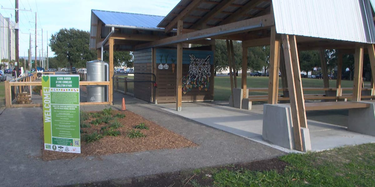 School garden and community pavilion open in downtown park [Video]