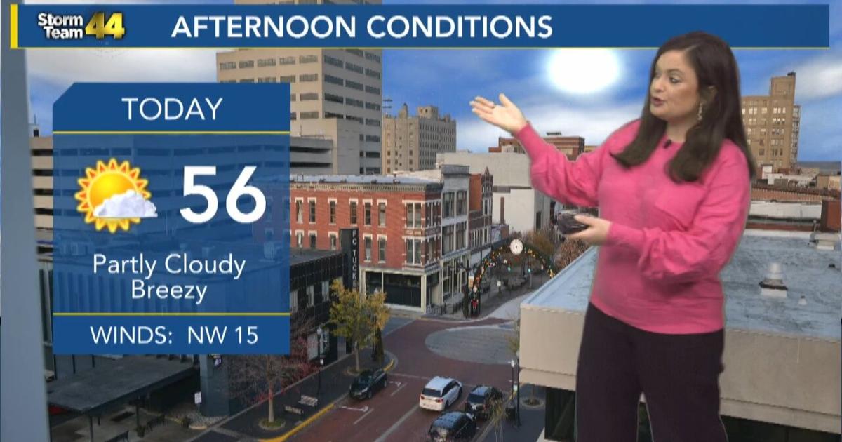 Tracking cooler and breezy conditions Wednesday | Video