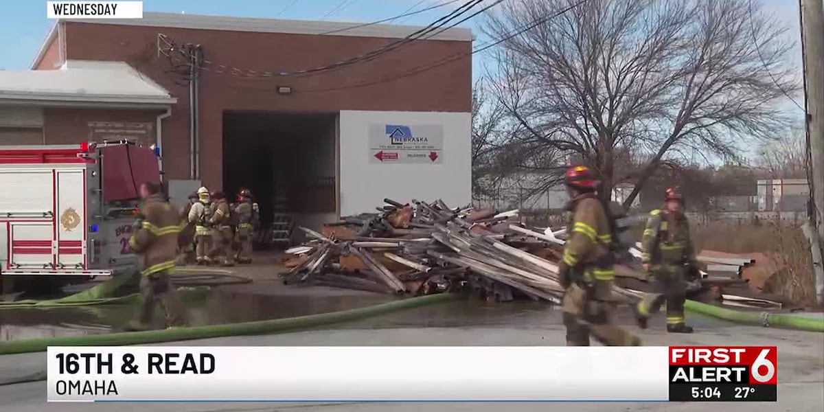 Crews respond to fire at small business in Omaha [Video]