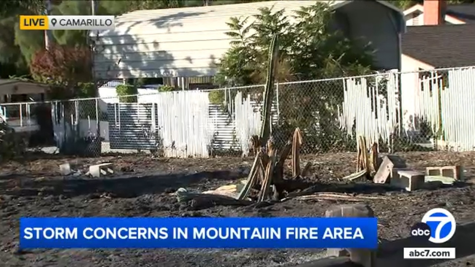 Ventura County residents in Mountain Fire burn area preparing for weekend rain, possibility of flooding, mud [Video]