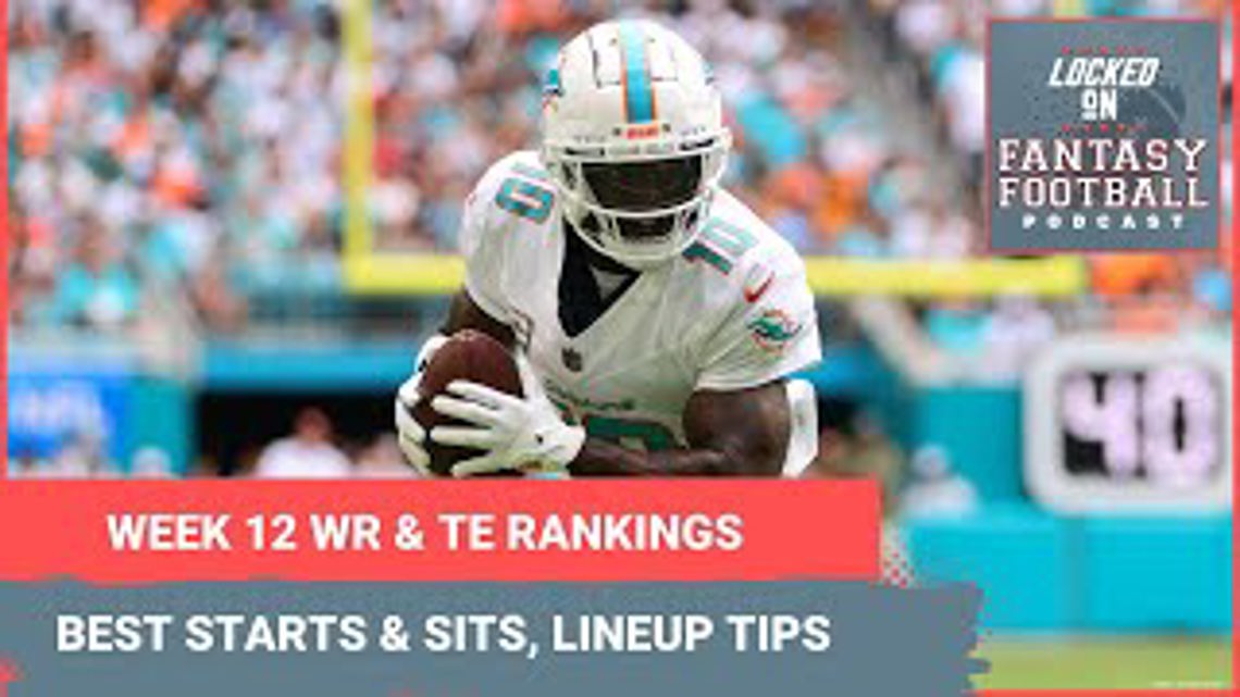 Fantasy football Week 12 WR and TE rankings: BEST starts for your lineups, sleepers, sits and busts [Video]