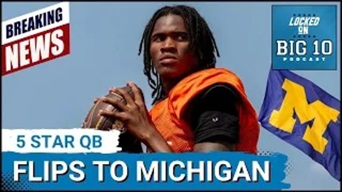 BREAKING NEWS: Michigan Football Flips 5 Star QB Bryce Underwood from LSU! [Video]