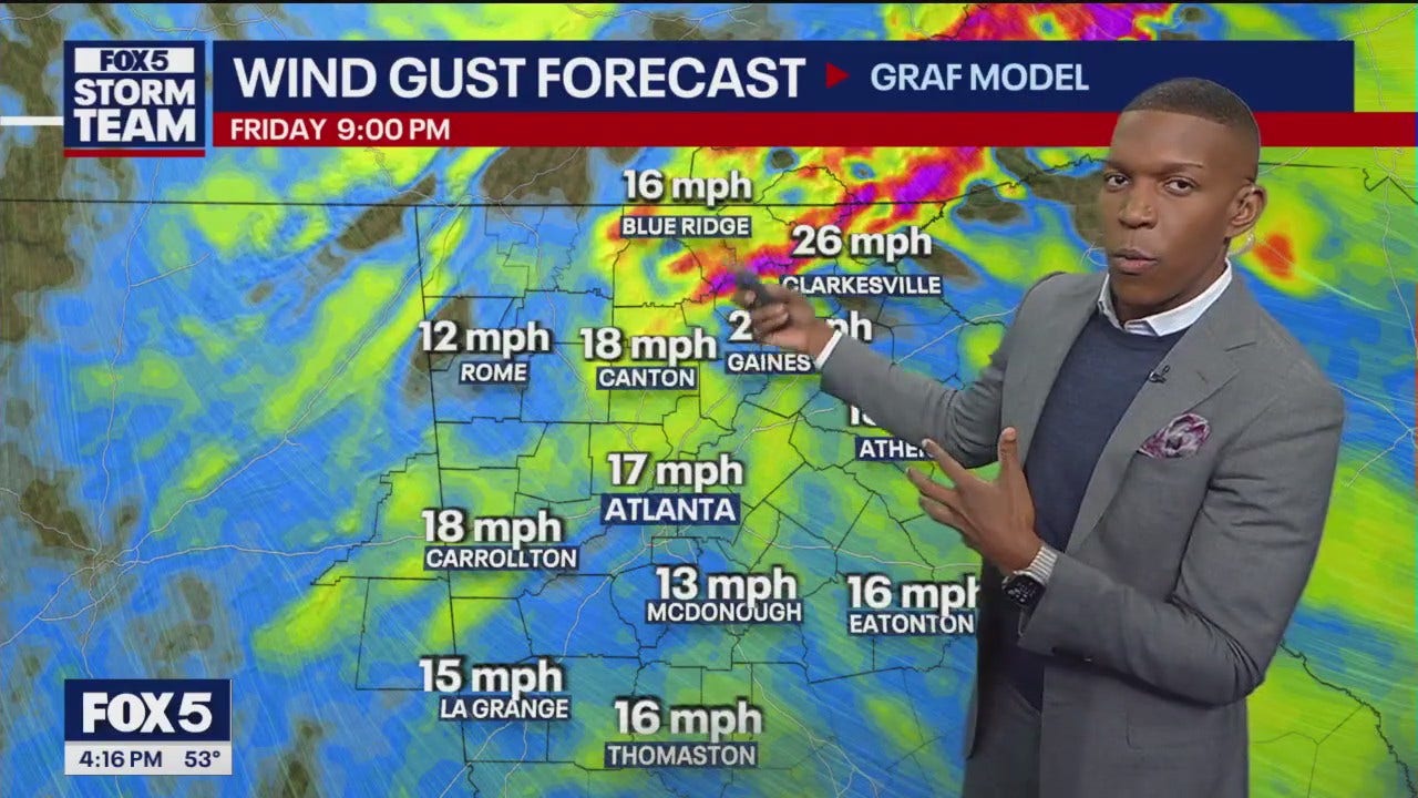 Friday afternoon weather forecast | FOX 5 Atlanta [Video]