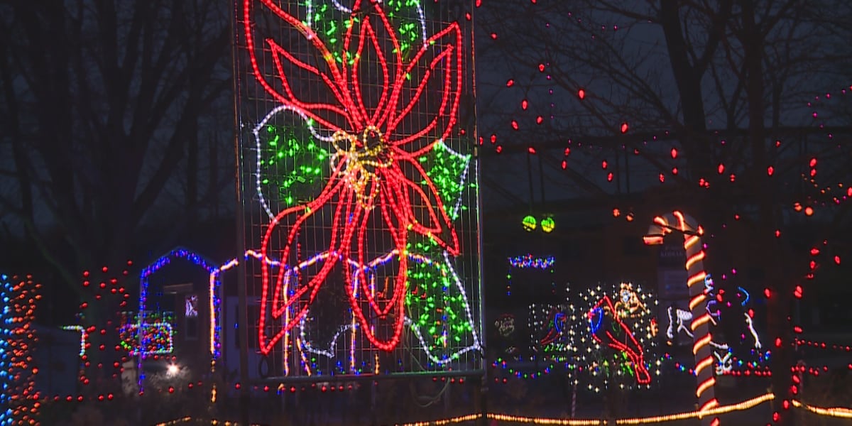 Lights strung, displays set for Rotary Winter Wonderland to open [Video]