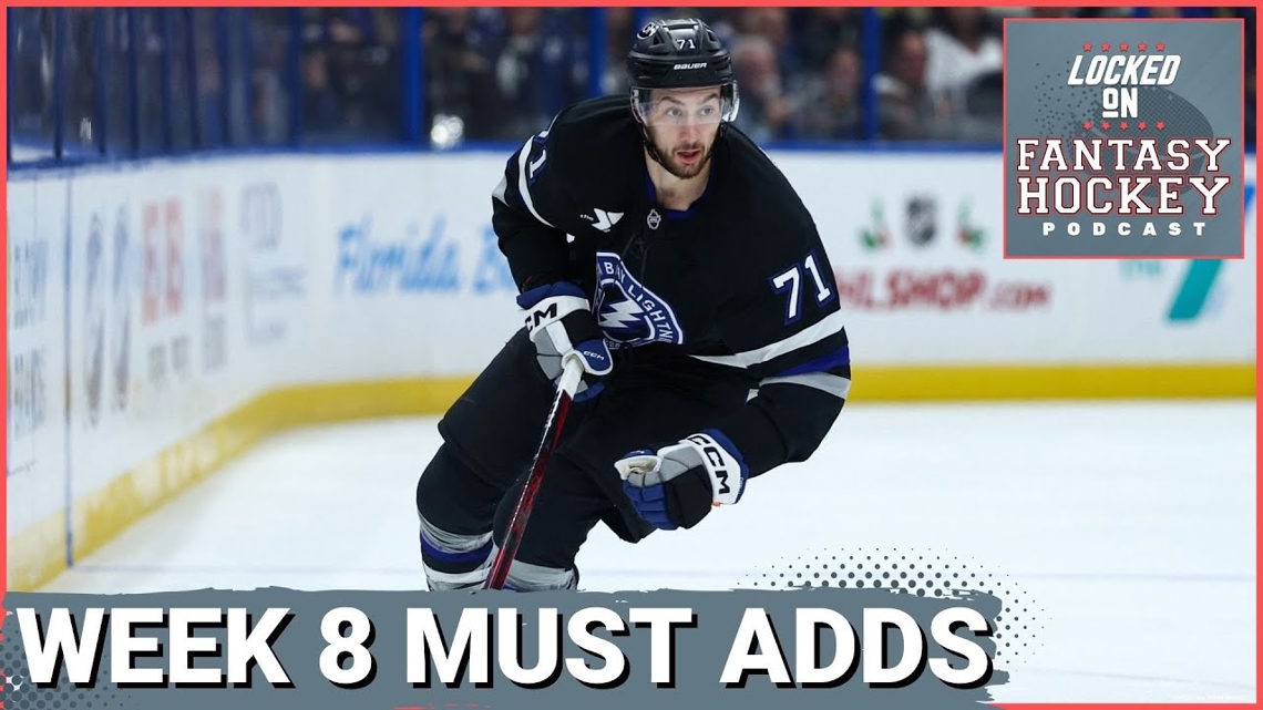 Fantasy Hockey Week 8 Waiver Wire Targets: Wolf | Cirelli | Seguin | Walman | Big Time Bets [Video]