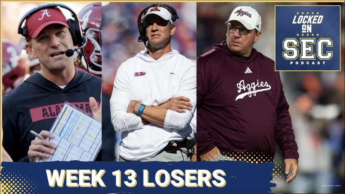 SEC Week 13 Winners & Losers, Ole Miss & Bama & A&M With Crushing Losses, UGA Grabs SEC Title Spot [Video]