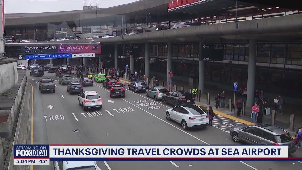 Tips to avoid Thanksgiving travel crowds at SEA Airport [Video]