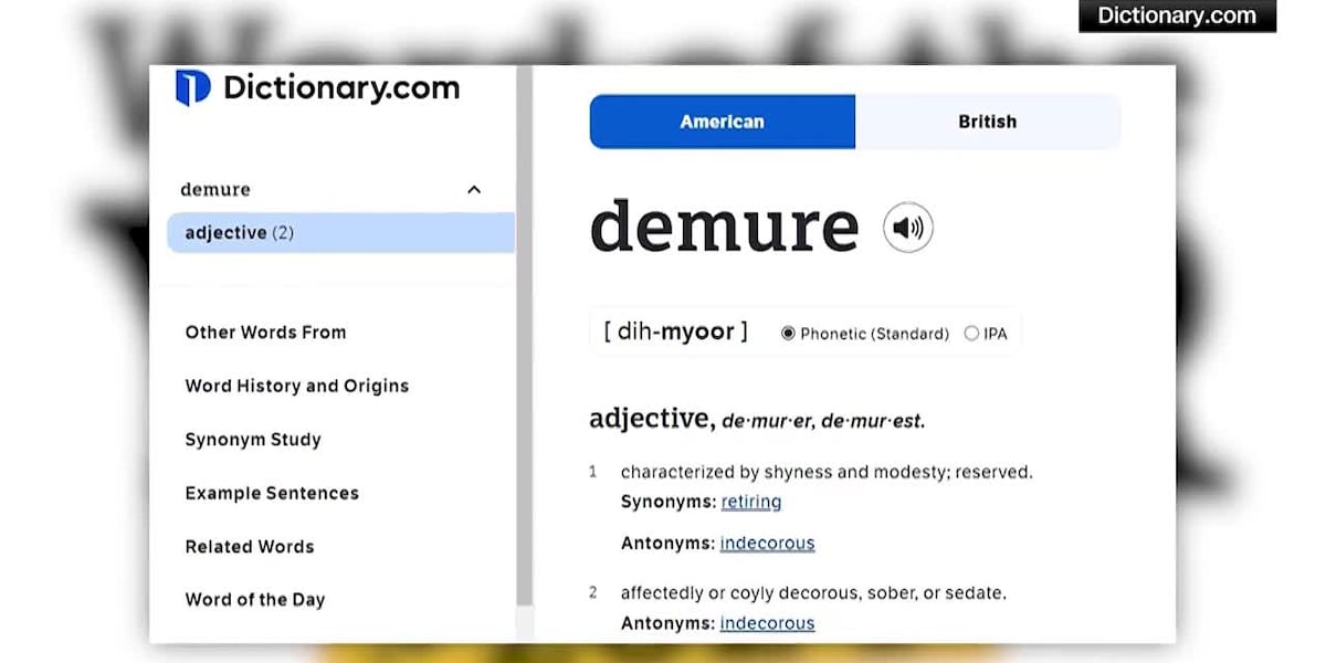 Demure named as 2024 Word of the Year by Dictionary.com [Video]