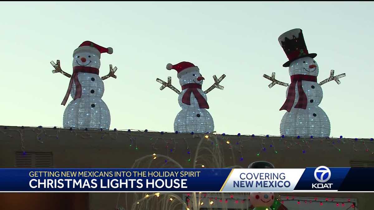 Christmas house getting New Mexicans in the holiday spirit [Video]