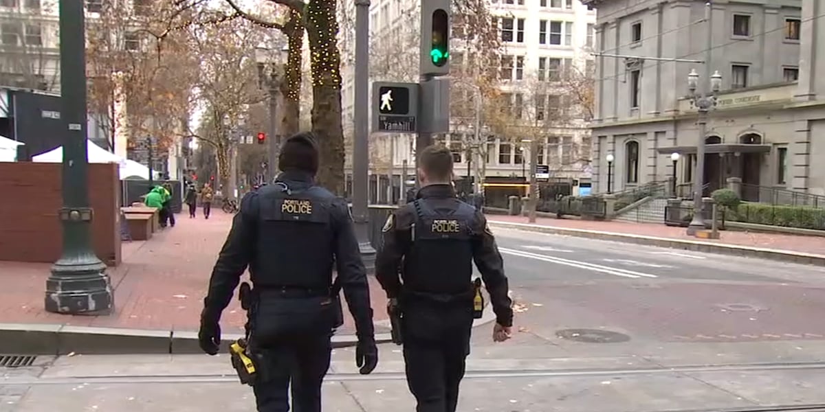 Portland police to patrol Downtown, shopping areas with holiday walking beats [Video]