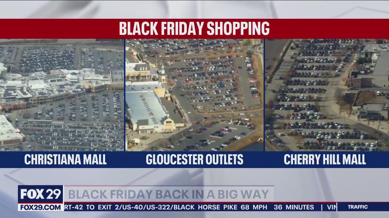 Black Friday frenzy underway as shoppers crowded into area malls [Video]