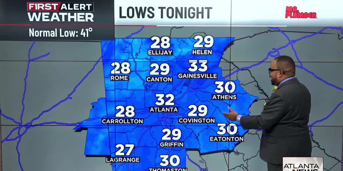 FIRST ALERT FORECAST: Freezing start Sunday; Even colder Monday [Video]