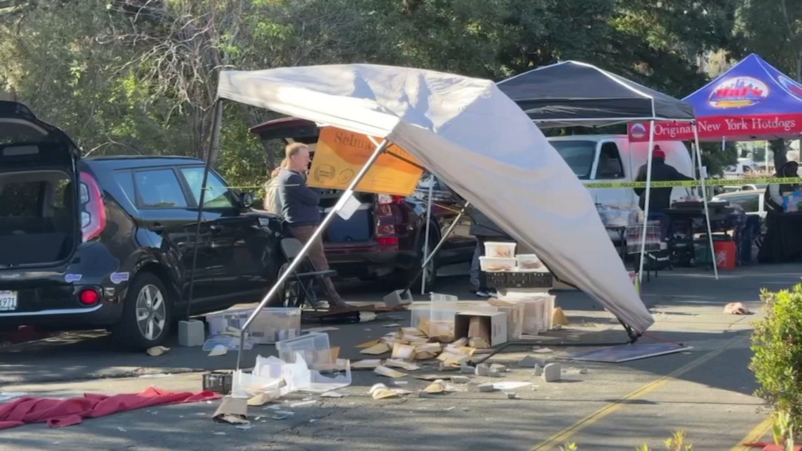 Driver, pedestrian injured after car crashes at farmers market in El Cerrito Plaza [Video]