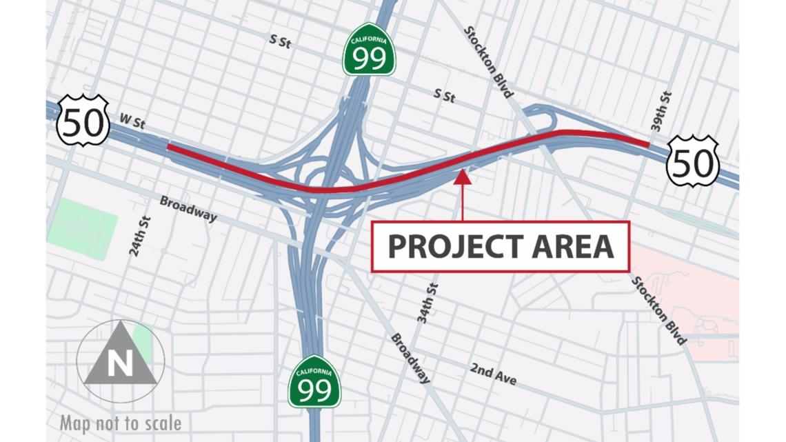 New lane shift starts Monday night on Highway 50 in Sacramento [Video]