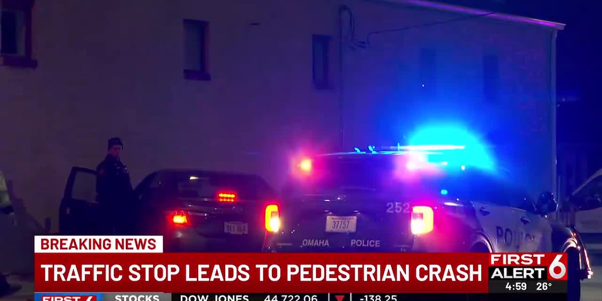 1 hit by car, 1 in custody after North Omaha traffic stop [Video]