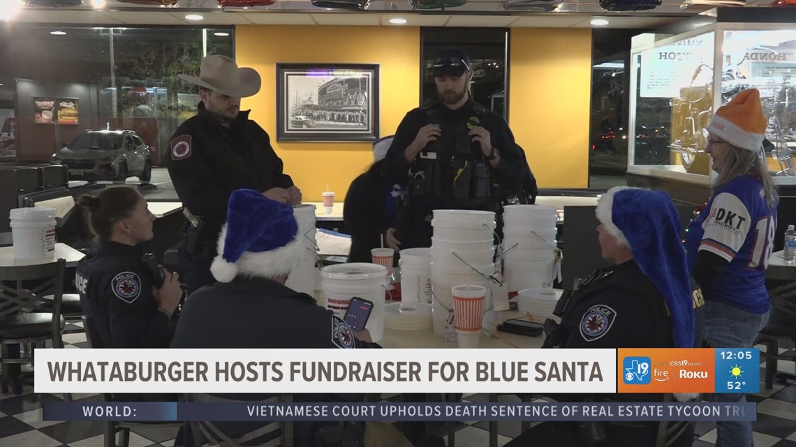 Whataburgers to host fundraiser for Blue Santa shopping spree with kids [Video]