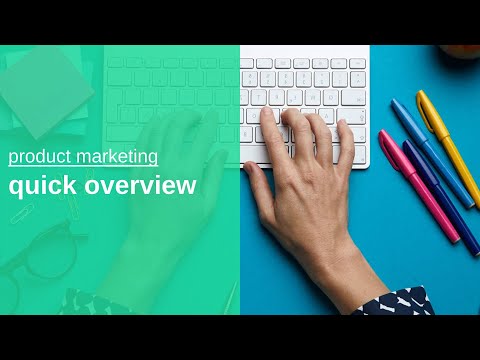 product marketing quick overview | learn product marketing basics [Video]