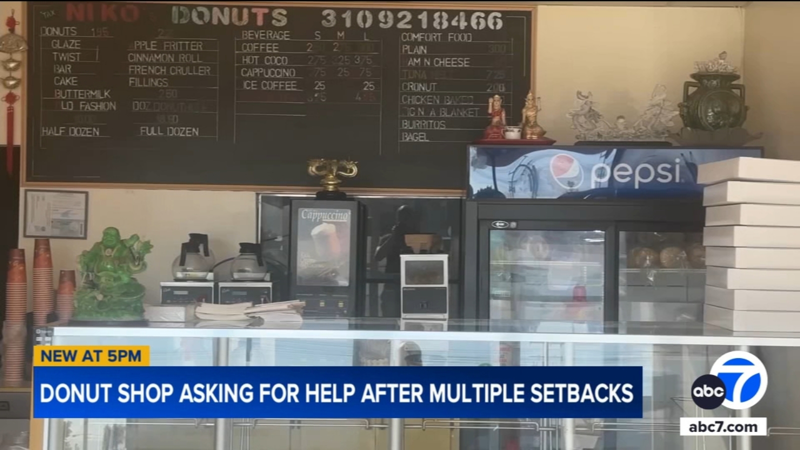 Redondo Beach’s Niko’s Donuts forced to close after owner faces stage 4 lung cancer diagnosis [Video]