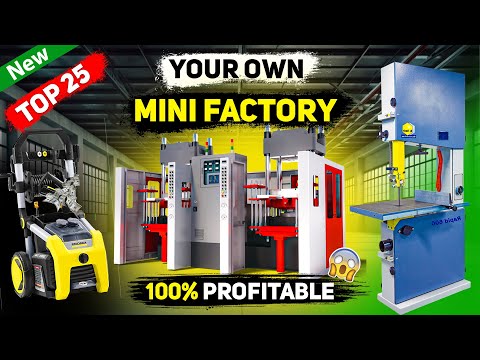 Top 25 Business Machines You can Buy from Alibaba, Amazon to Make Money! manufacturing business idea [Video]