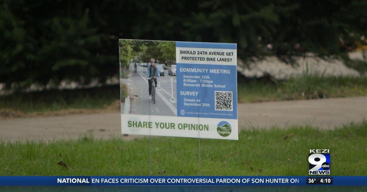 Eugene officials seeking public opinion on 24th Avenue bike lane project | Video