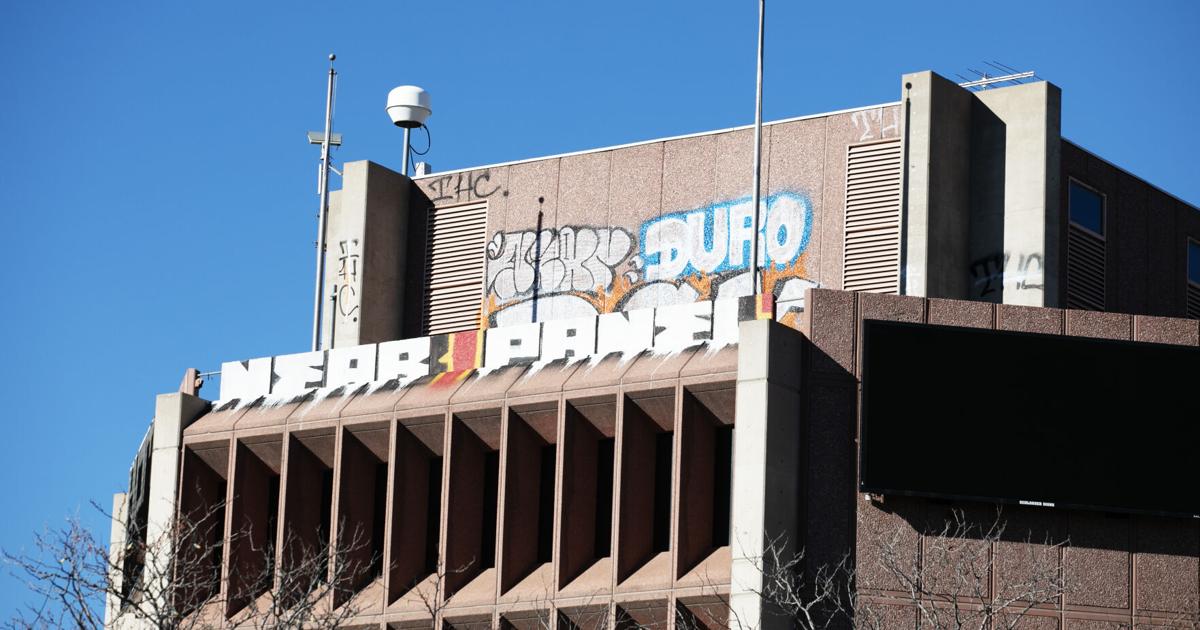 Former Channel 7 building defaced in Denver, squatters flood basement | News [Video]