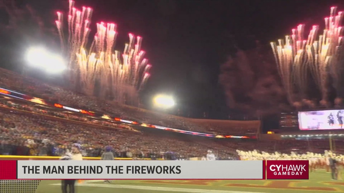 Iowa State football: Kelm Brueschke, family in charge of football game fireworks [Video]