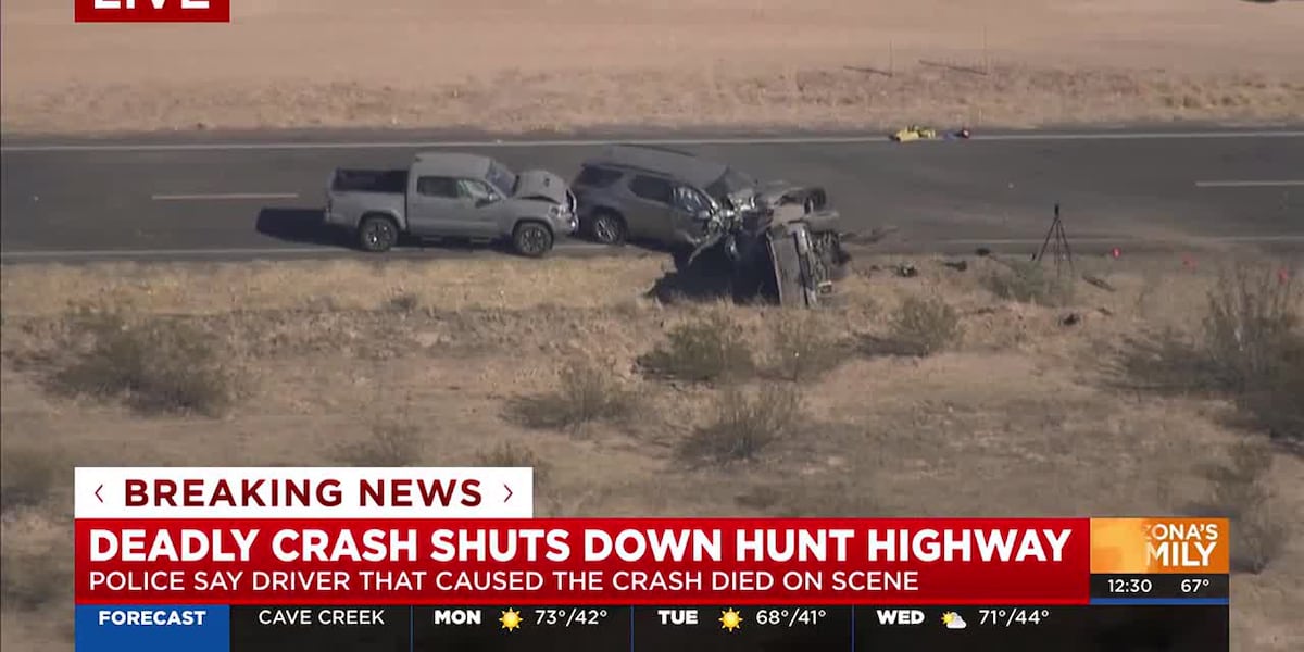 Deadly crash shuts down busy highway in Pinal County [Video]