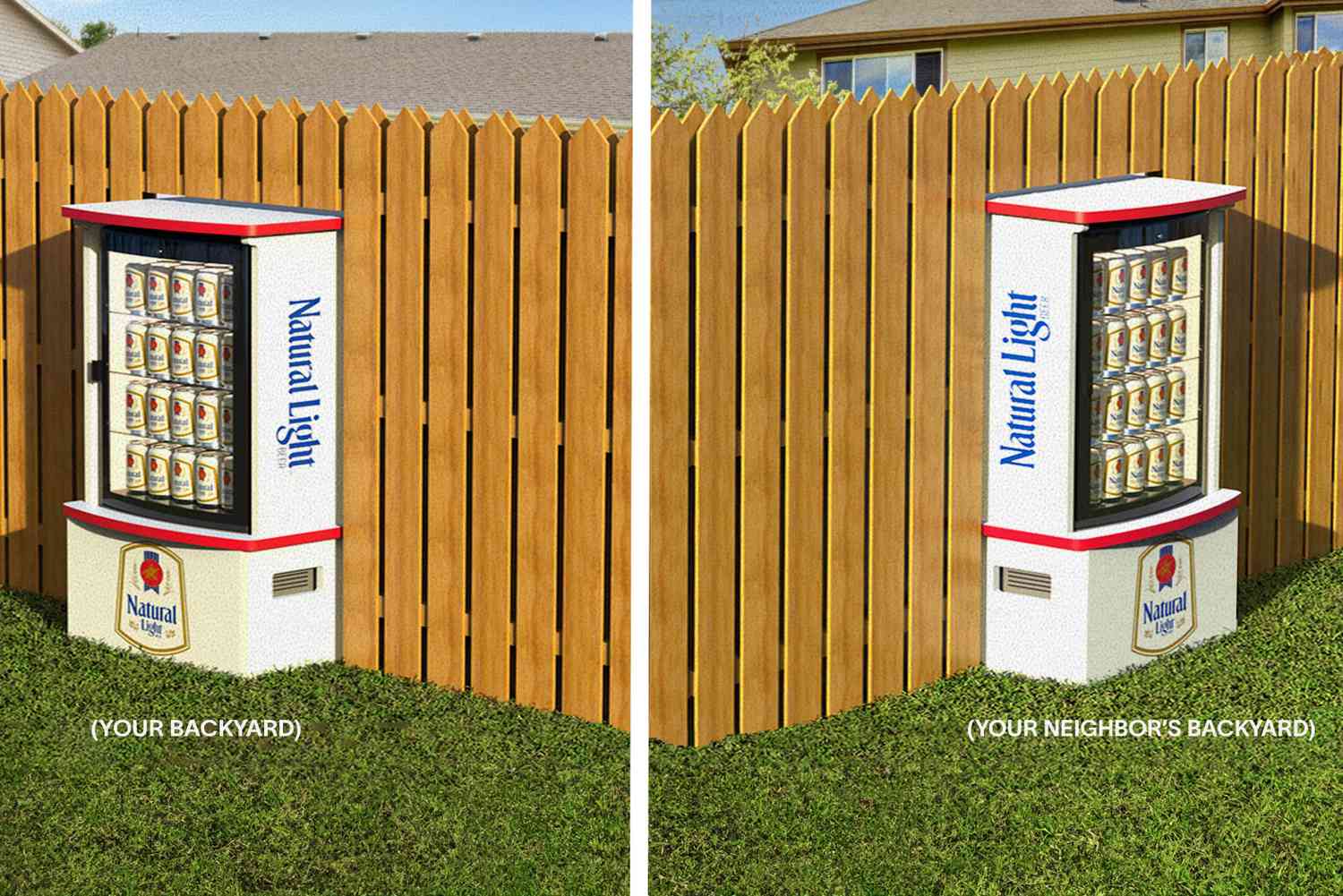 Natural Light’s Is Releasing a Double-Sided, All-Weather Beer Fridge Called ‘The Neighborator’ [Video]