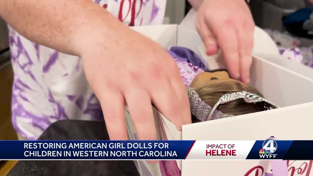 Young girl provides ‘joy’ through American Girl Doll restoration for kids impacted by Helene [Video]