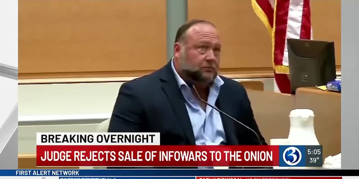 Judge blocks The Onions purchase for Infowars amid legal battle with Alex Jones [Video]