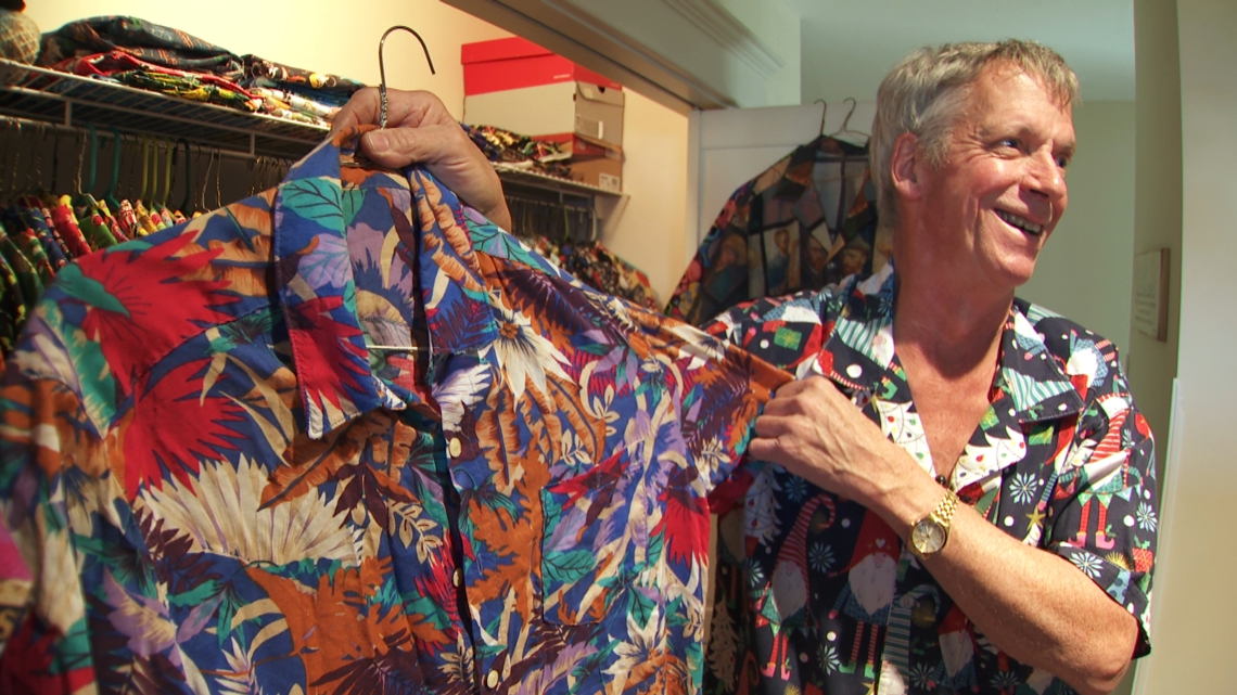 Pine City Sauser’s Hardware owner wears handmade themed shirts from his wife [Video]