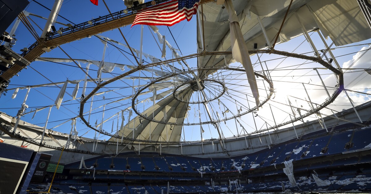 City leaders discuss Tropicana Field roof repair plans [Video]