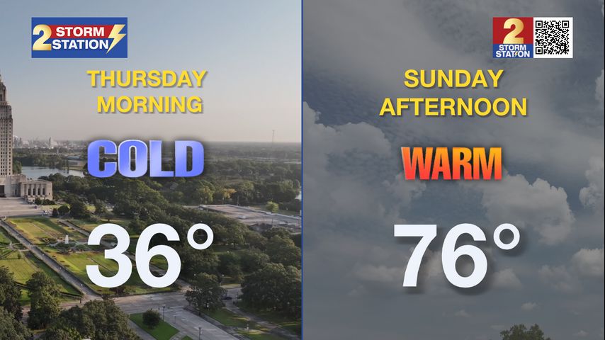 Thursday AM Forecast: Near-freezing start today, Another shift in temperatures over the weekend [Video]