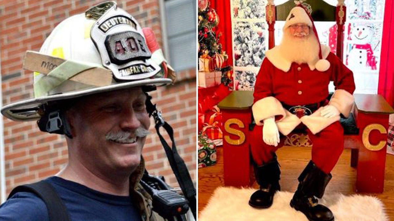 Firefighter dresses as Santa Claus to bring joy to sick kids [Video]