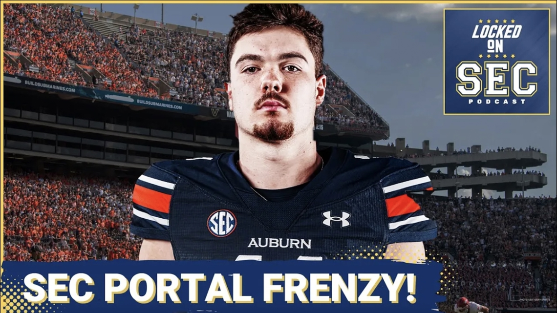 SEC Portal Frenzy: Jackson Arnold Chooses Auburn, LSU Adds Barion Brown, Ole Miss Loads Up on Hogs [Video]