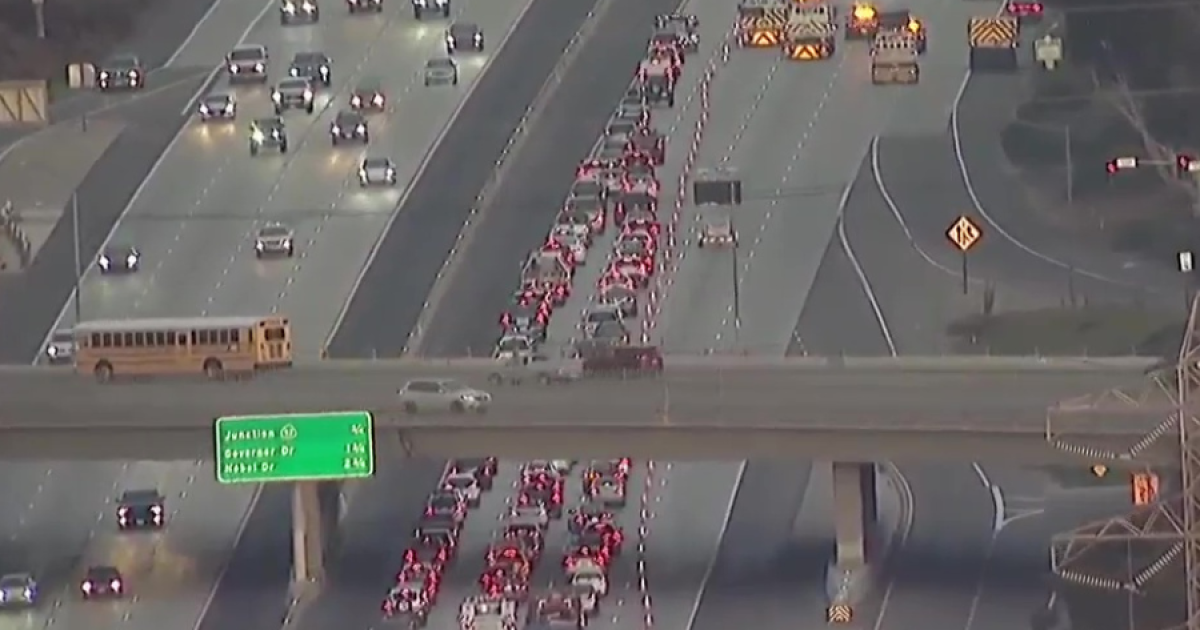 Big rig crash, fuel spill blocks I-805 lanes near SR-52 during morning commute [Video]