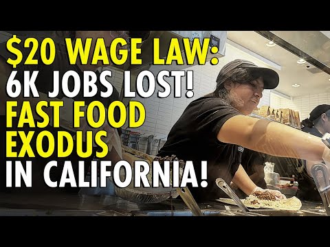 How California’s $20 Minimum Wage Devastated Fast Food Jobs [Video]